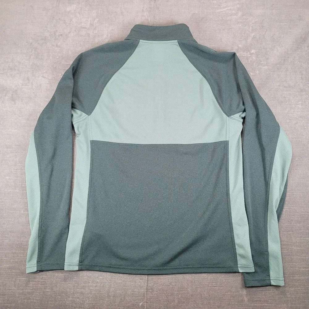 The North Face Mens FlashDry 1/4 Zip Pullover‎ Jacket Green Medium
